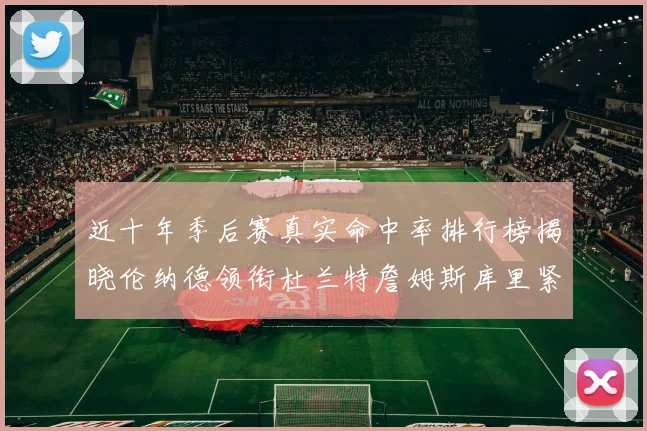 近十年季后赛真实命中率排行榜揭晓伦纳德领衔杜兰特詹姆斯库里紧随其后